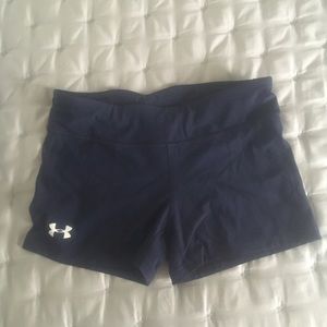 3/$35 Navy Blue Under Armour Compression Shorts